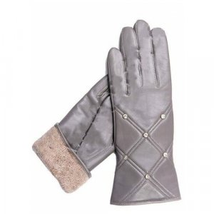 Перчатки , размер 6, серый Francesco Marconi. Цвет: серый