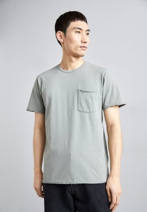 Базовая футболка MILES TEE , цвет blugrey rag & bone