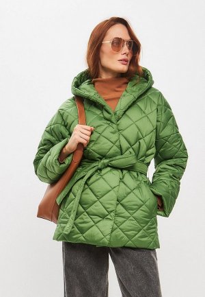 Куртка утепленная Vamponi. Цвет: зеленый