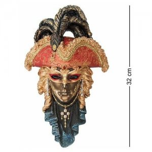 Венецианская маска Треуголка WS-321 113-902254 Veronese