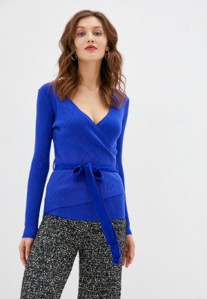 Пуловер B.Style. Цвет: синий
