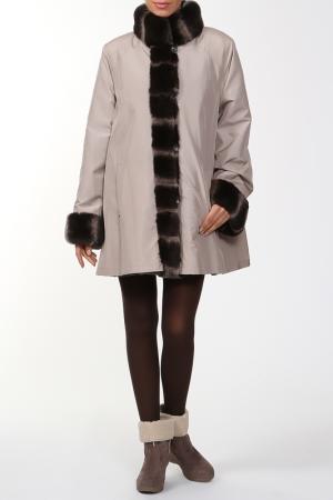Пальто R&L. Цвет: серый