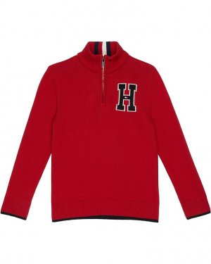 Свитер 1/4 Zip Solid H Logo Sweater Tommy Hilfiger
