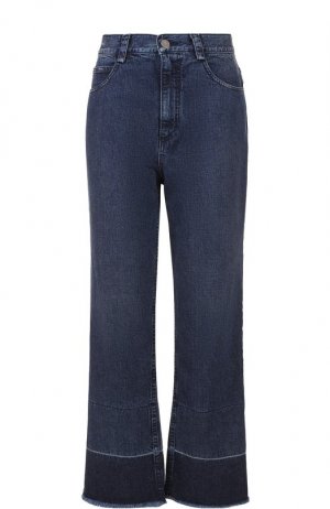 Укороченные расклешенные джинсы с бахромой Rachel Comey. Цвет: синий