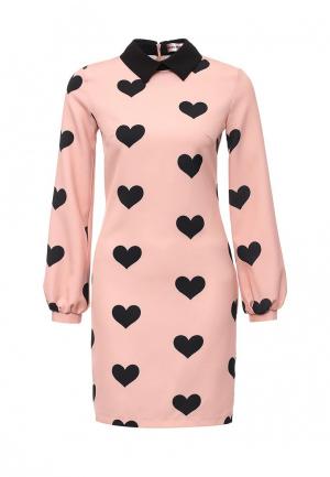 Платье TrendyAngel. Цвет: розовый