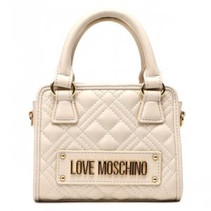 Дорожные и спортивные сумки Love Moschino. Цвет: светло-бежевый