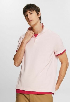 Рубашка-поло , пастельно-розовый Esprit