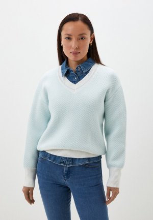 Пуловер Diverius. Цвет: голубой