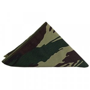 Бандана косынка треугольник камуфляж Dpm 95х65х65 см, размер зеленый, бежевый Kamukamu. Цвет: коричневый/зеленый/бежевый
