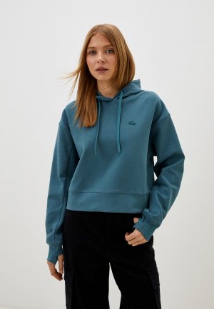 Худи Lacoste Relaxed Fit. Цвет: бирюзовый
