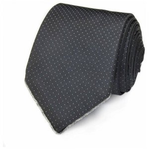 Серый галстук в белую точку 839764 Azzaro. Цвет: серый