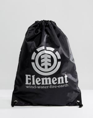 Черная спортивная сумка Buddy Element. Цвет: черный