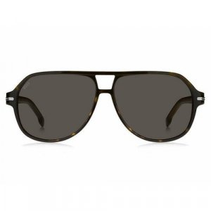 Солнцезащитные очки Boss 1507/S 086 IR IR, черный, коричневый. Цвет: черный