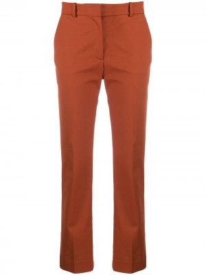 Укороченные брюки Joseph. Цвет: оранжевый