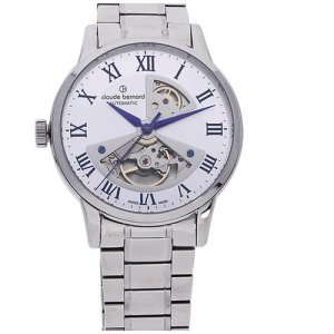 Наручные часы Классика Classic 85017 3M2 ARBUN, белый, черный Claude Bernard. Цвет: белый