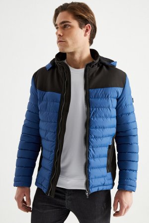 Зимняя куртка - синяя пуховик DYNAMO, синий Dynamo