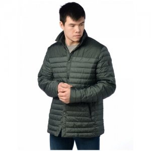 Куртка мужская CLASNA 053 размер 46, зеленый. Цвет: зеленый