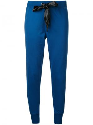 Спортивные штаны с лентой на поясе Sonia By Rykiel. Цвет: синий