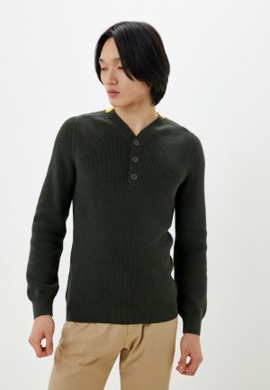 Пуловер Lacoste. Цвет: хаки