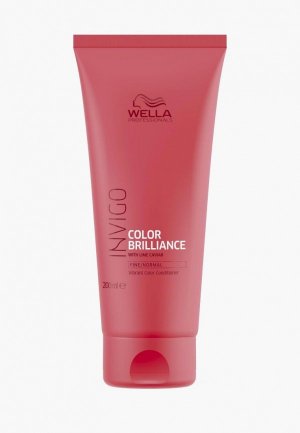 Бальзам для волос Wella Professionals Invigo Color Brilliance Vibrant Conditioner Fine And Normal Hair, 200 мл. Цвет: прозрачный