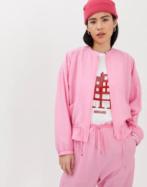 Куртка на молнии -Розовый Mads Norgaard
