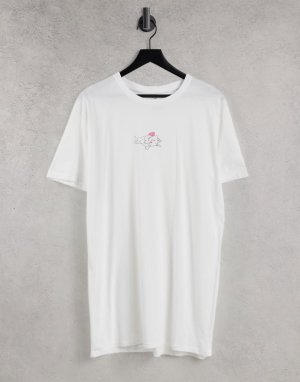 Белое платье-футболка Aristocats Marie-Белый MERCH CMT LTD
