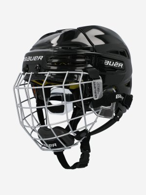 Шлем хоккейный детский RE-AKT 100, Черный, размер 49-54 Bauer. Цвет: черный