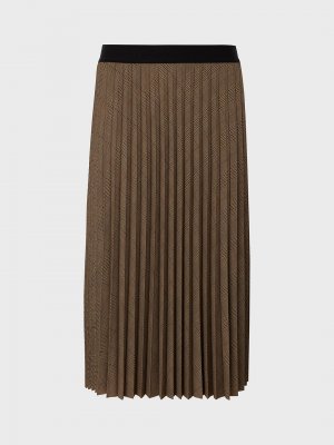 Плиссированная юбка Bettylou, коричневая Gerard Darel