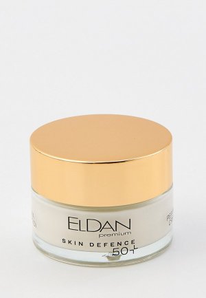 Крем для лица Eldan Cosmetics антивозрастной с пептидами 50+, 50 мл. Цвет: прозрачный