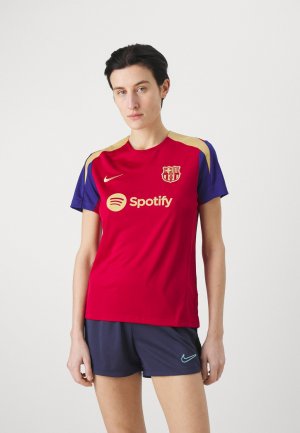 Спортивная футболка FC BARCELONA STRIKE , цвет noble red/deep royal blue/club gold Nike