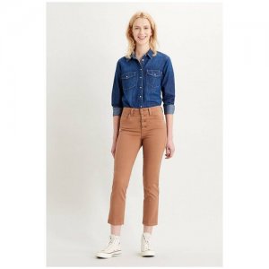 Укороченные брюки 724 HR STR CROP UTILITY Levis® 5573900040 Черный 46 Levi's. Цвет: черный