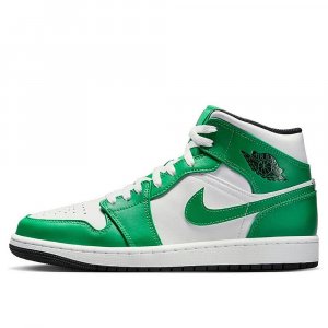 Мужские кроссовки Air 1 Mid Jordan. Цвет: зеленый