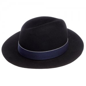 Шляпа, размер 56, черный Christys. Цвет: черный