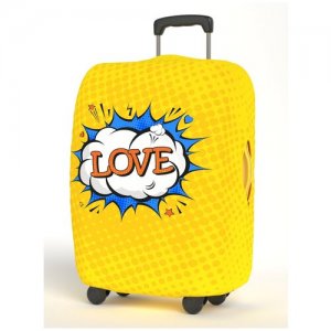 Чехол для чемодана , 46х70х32 см, желтый RATEL. Цвет: желтый