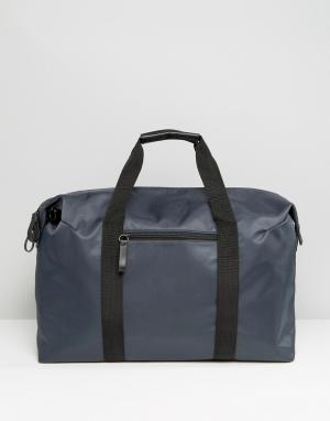 Темно-синяя нейлоновая сумка New Look. Цвет: темно-синий