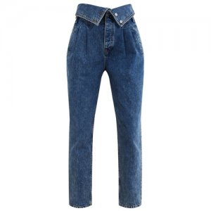 Re/done Синие джинсы с высокой талией Re-Hash. Цвет: синий