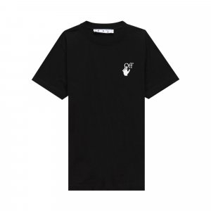 Узкая футболка Marker с короткими рукавами, цвет Черный/Фуксия Off-White