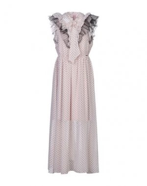 Длинное платье HELLEN BARRETT. Цвет: розовый