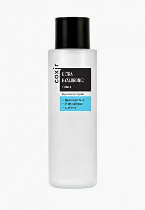 Тоник для лица Coxir увлажняющий с гиалуроновой кислотой, 150 мл. Цвет: прозрачный