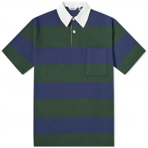 Футболка-поло Uniform Bridge Short Sleeve Rubgy, темно-синий/зеленый Uniforme