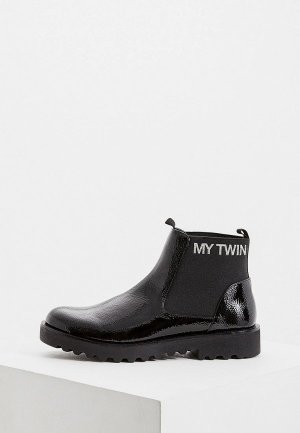Ботинки Twinset Milano MY TWIN. Цвет: черный