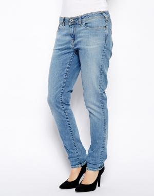 Облегающие джинсы бойфренда Jack Wills. Цвет: бледный индиго