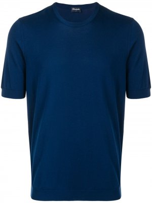 Базовая футболка Drumohr. Цвет: синий