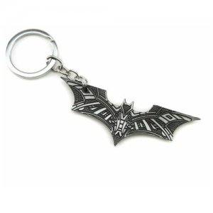 Брелок для ключей Бэтмен металл NoBrand. Цвет: серый