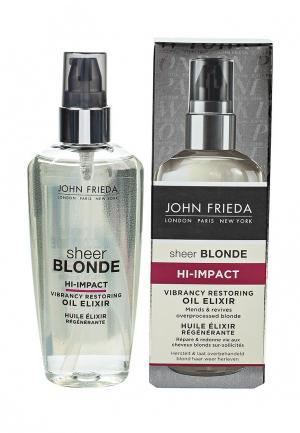Масло John Frieda Sheer Blonde HI-IMPACT для восстановления сильно поврежденных волос, 100 мл
