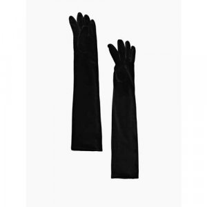 Перчатки , размер 8, черный Nadia Piskun. Цвет: черный