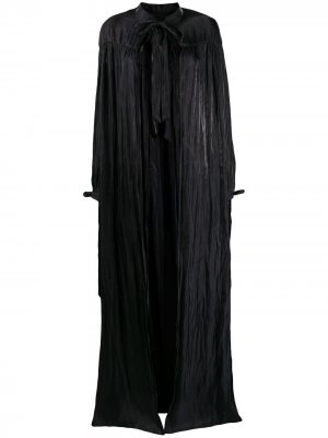 Длинное платье с кейпом Murmur. Цвет: черный