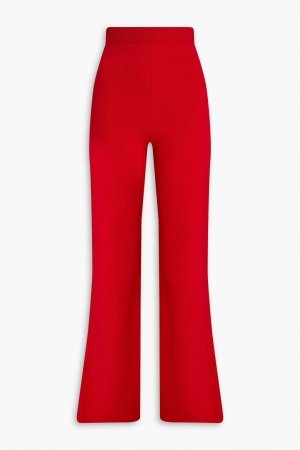Расклешенные брюки Lydie из смесовой шерсти мериноса , красный Safiyaa