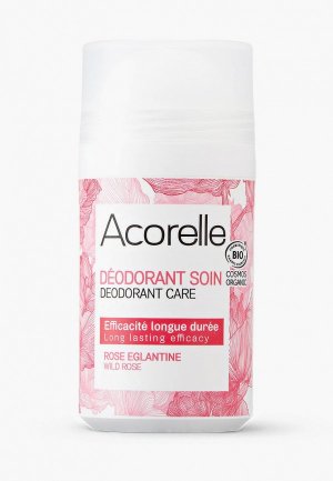 Дезодорант Acorelle Шариковый Дикая роза, 50 мл. Цвет: прозрачный