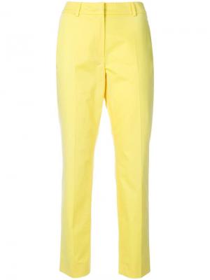 Укороченные брюки Weekend Max Mara. Цвет: желтый
